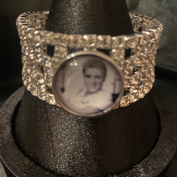 Elvis Bling snap button bracelet - Picture 2 of 4